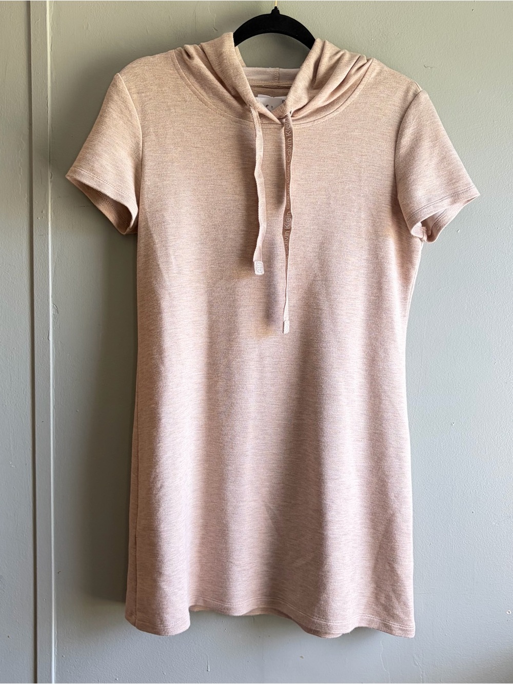 Calvin Klein Soft Casual Hoodie Dress Cream - Medium
